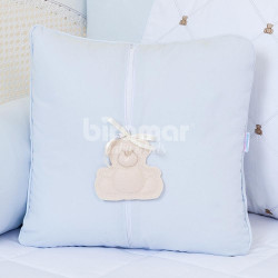 Almofada para Bebê Soninho Zíper Theodore Azul