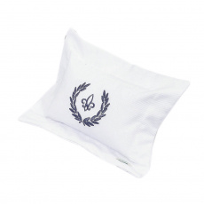 Almofadinha para Bebê Fleur de Lis Marinho