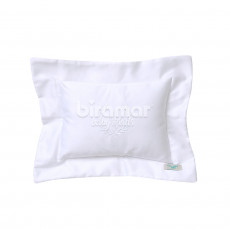 Almofadinha para Bebê Royal Branco Percal 300 fios