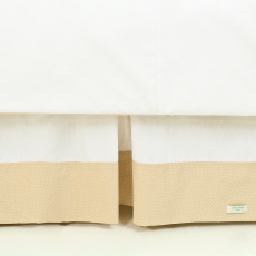 Babado de Berço Fleur de Lis Vanilla