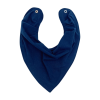 Babador Bandana para Bebê 100% Algodão Malha Marinho