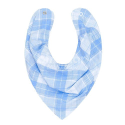 Babador Bandana para Bebê Charlie Azul