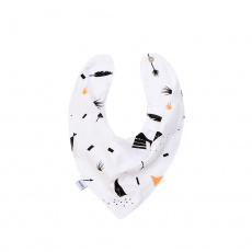 Babador Bandana para Bebê Fox Preto