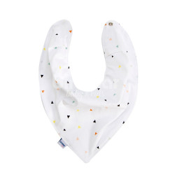 Babador Bandana para Bebê New York Mini Triângulo Colorido