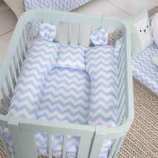 Bebê Seguro Estampa Master - Soho Chevron Azul