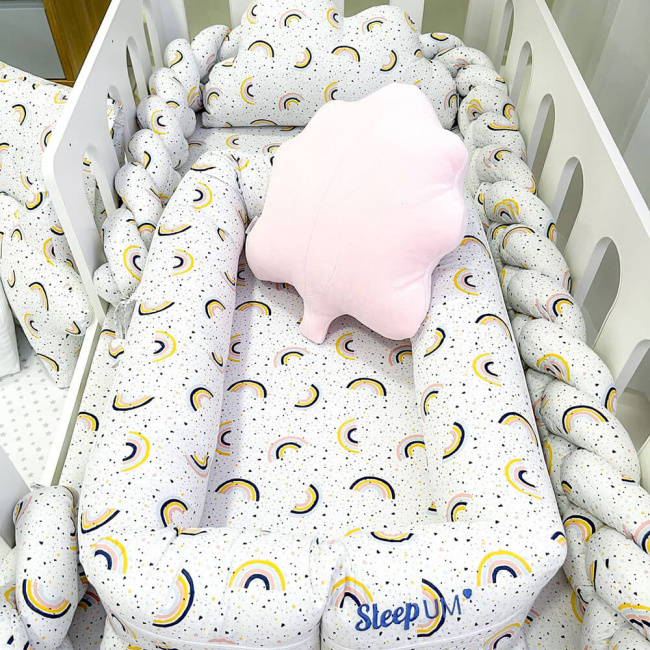 Ninho Redutor para Bebê Sleep UM Arco Iris