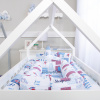Ninho Redutor para Bebê Sleep UM Goal Branco/Azul