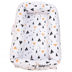 Bercinho Portátil Ninho para Bebê Sleep UM Master (1,00m x 60cm x 15cm) Fox Preto