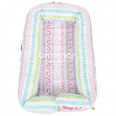 Bercinho Portátil Ninho para Bebê Sleep UM Master (1,00m x 60cm x 15cm) Clementine Rosa