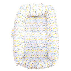 Bercinho Portátil Ninho para Bebê Sleep UM Master (1,00m x 60cm x 15cm) Rainbow Colorido