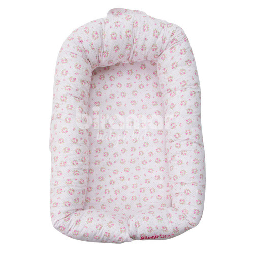 Ninho Redutor para Bebê Sleep UM Tiffany Floral Rosa