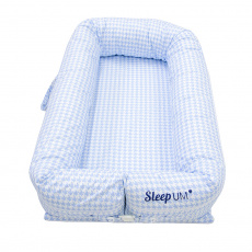Bercinho Portátil Ninho para Bebê Sleep UM Windsor Azul