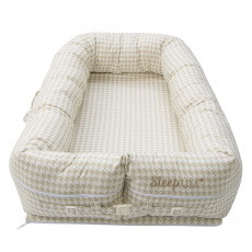Bercinho Portátil Ninho para Bebê Sleep UM Windsor Bege