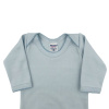 Body para Bebê Manga Longa P Suedine 100% Algodão Picô - Azul