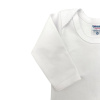 Body para Bebê Manga Longa P Suedine 100% Algodão Picô - Branco