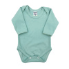 Body para Bebê Manga Longa RN Suedine 100% Algodão Picô - Verde