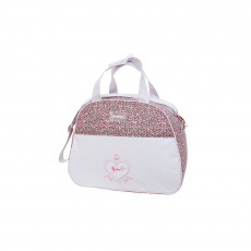 Bolsa com Trocador para Bebê Baby Oncinha Rosa