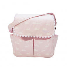 Bolsa com Trocador para Bebê Brooklyn Cisne Rosa