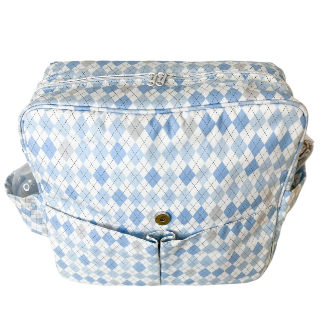 Bolsa com Trocador para Bebê Brooklyn London Azul