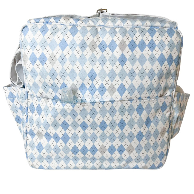 Bolsa com Trocador para Bebê Brooklyn London Azul