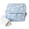 Bolsa com Trocador para Bebê Brooklyn Nuvem Azul