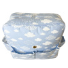 Bolsa com Trocador para Bebê Brooklyn Nuvem Azul