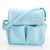 Bolsa com Trocador para Bebê Brooklyn Vinil Azul