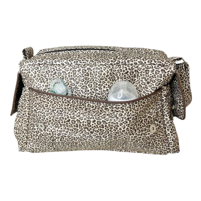 Bolsa com Trocador para Bebê Leopard