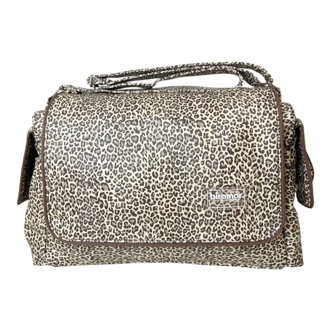 Bolsa com Trocador para Bebê Leopard