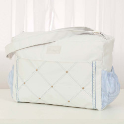 Bolsa com Trocador para Bebê Premiere Azul