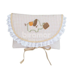 Bolsa Térmica para Cólica de Bebê Safari Bege