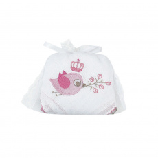 Boquinha Fralda Cremer 3 Peças para Bebê Baby Oncinha Rosa