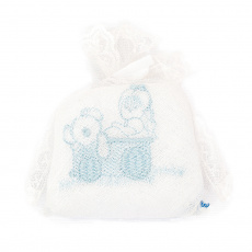 Boquinha Fralda Cremer 3 Peças para Bebê Jouy Azul