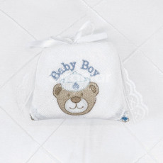 Boquinha Fralda Cremer 3 Peças para Bebê Navy Azul