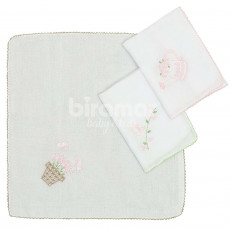 Boquinha Fralda Cremer 3 Peças para Bebê Provençal Rosa