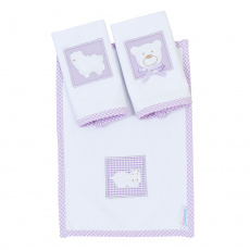 Boquinha Malha 3 Peças para Bebê Glamour Lilás