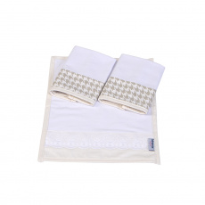 Boquinha Malha 3 Peças para Bebê Windsor Bege