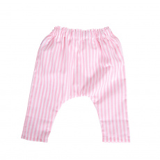 Calça Saruel para Bebê e Kids GG - Listrado Rosa