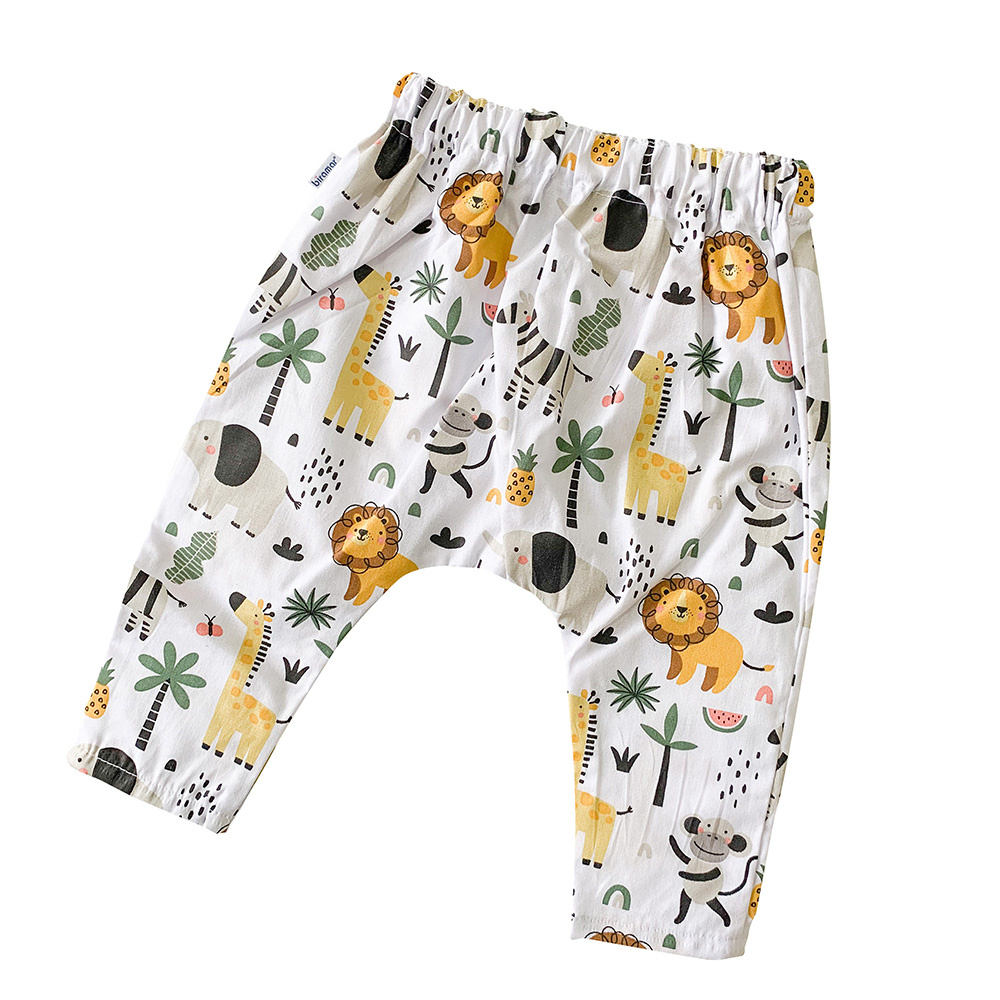 Calça térmica tecido quente grosso estampado baby