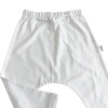 Calça Saruel para Bebê Malha G - Branco