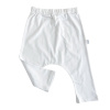 Calça Saruel para Bebê Malha GG - Branco