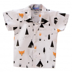 Camisa para Bebê e Kids P Fox Preto