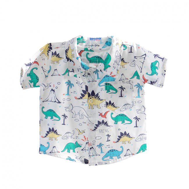 Camisa para Bebê e Kids RN Dinossauro dos Bês