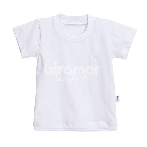 Camiseta para Bebê e Kids Manga Curta M - Branco