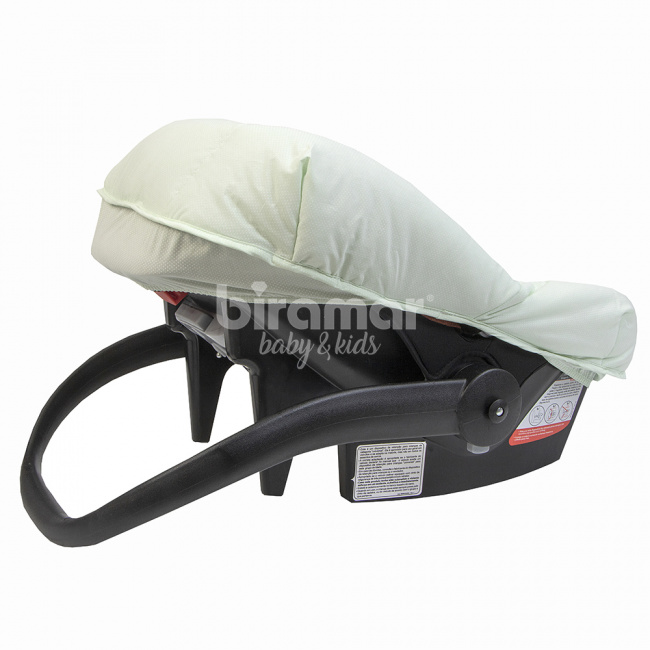 Capa para Bebê Conforto Ajustável Micro Poá Verde