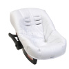 Capa para Bebê Conforto Ajustável Percal 300 Fios Branco