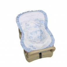 Capa para Bebê Conforto Jouy Azul
