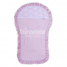 Capa para Carrinho de Bebê Renda Le Jardin Rosa