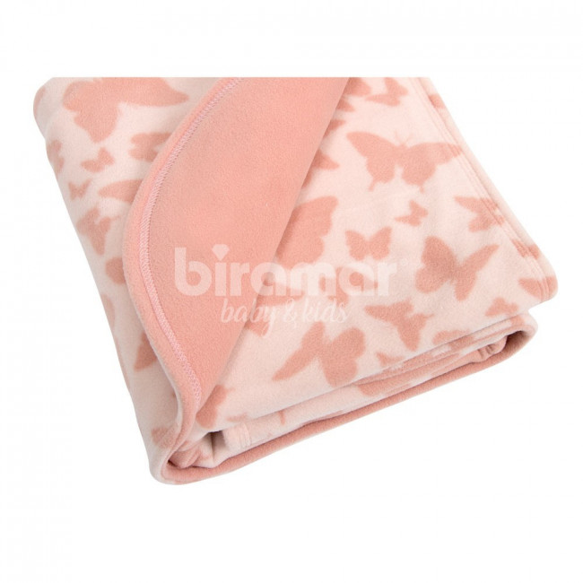 Cobertor de Enrolar para Bebê Microsoft Borboleta Rosê