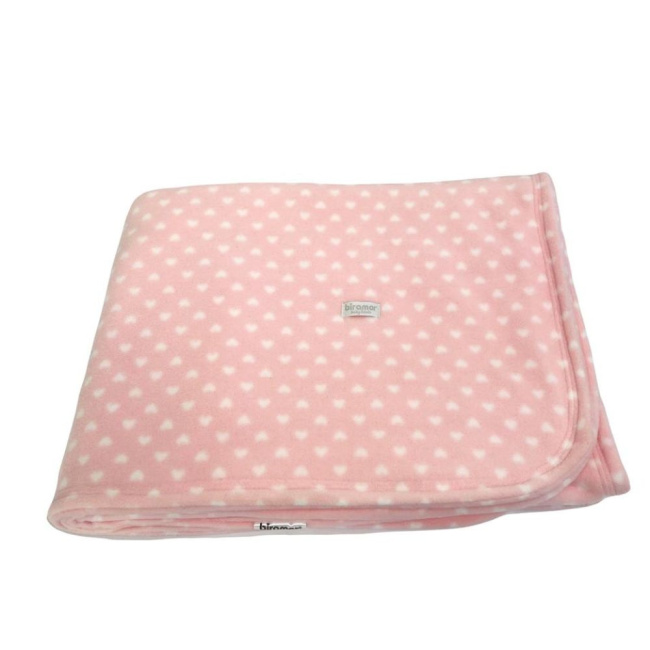Cobertor de Enrolar para Bebê Microsoft Coração Rosa